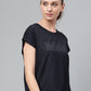 MKH Typography Printed Extended Sleeves Dri-FIT Relaxed Fit T-shirt - Swadesiicart