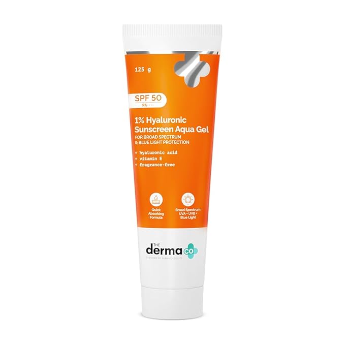 The Derma Co 1% Hyaluronic Sunscreen Aqua Gel - Swadesiicart