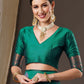 Anouk Ethnic Motifs Zari Banarasi Saree | Swadesiicart