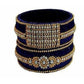 Silk Thread Bangles and Ear Rings - Swadesiicart