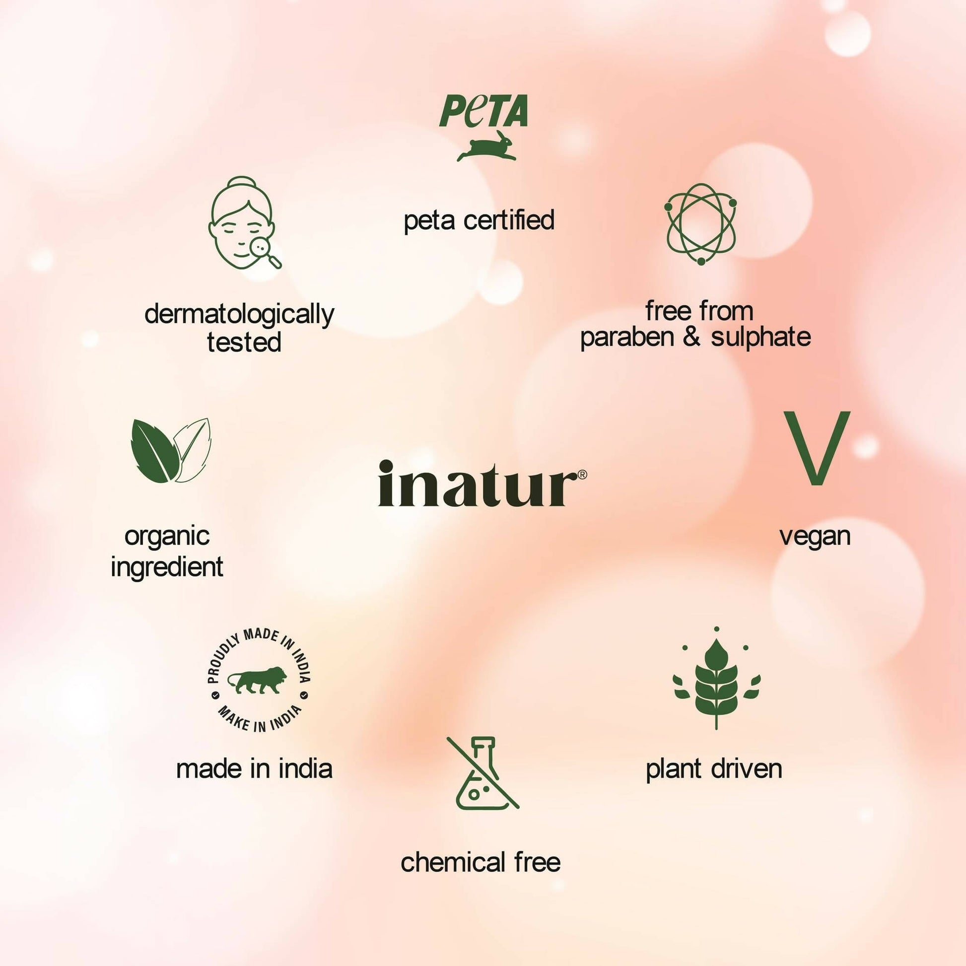 Inatur Lip and Cheek Tint Cool Fushia - Swadesiicart