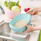 Plastic Drain Vegetable Fruit Basket - Swadesiicart
