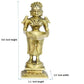 Oil Lamp Deep Lady Brass Collectible Handicraft Small Art | Swadesiicart