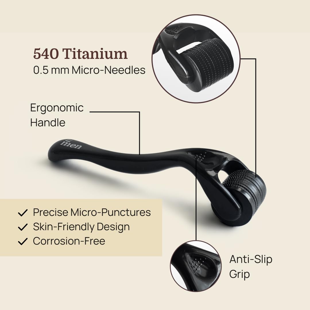 ForMen Derma Roller for Hair Growth For Scalp, Beard - Swadesiicart