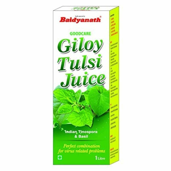 Baidyanath Giloy Tulsi Juice - 1 Ltr | Swadesiicart