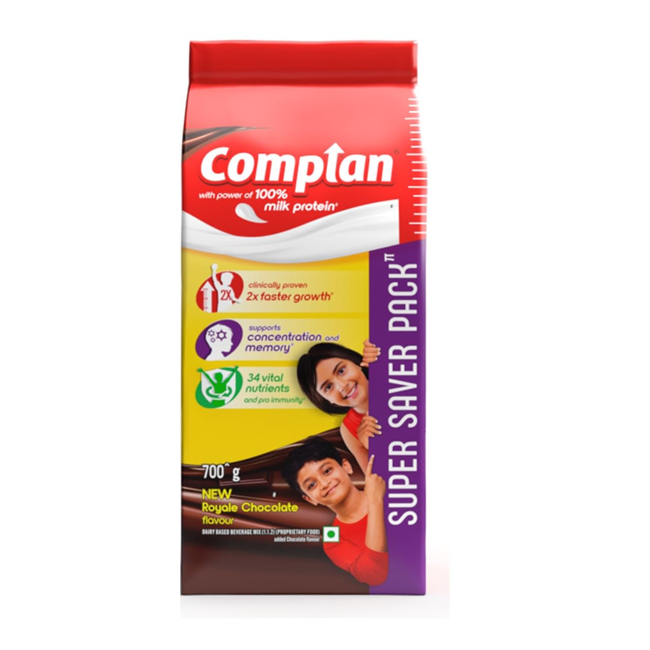 Complan Nutrition and Health Drink Royale Chocolate Refill - Swadesiicart