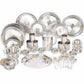 Stainless Steel Heavy 51 Pcs Dinner Set - Swadesiicart