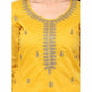 Yellow Chanderi Cotton Dress Material | Swadesiicart