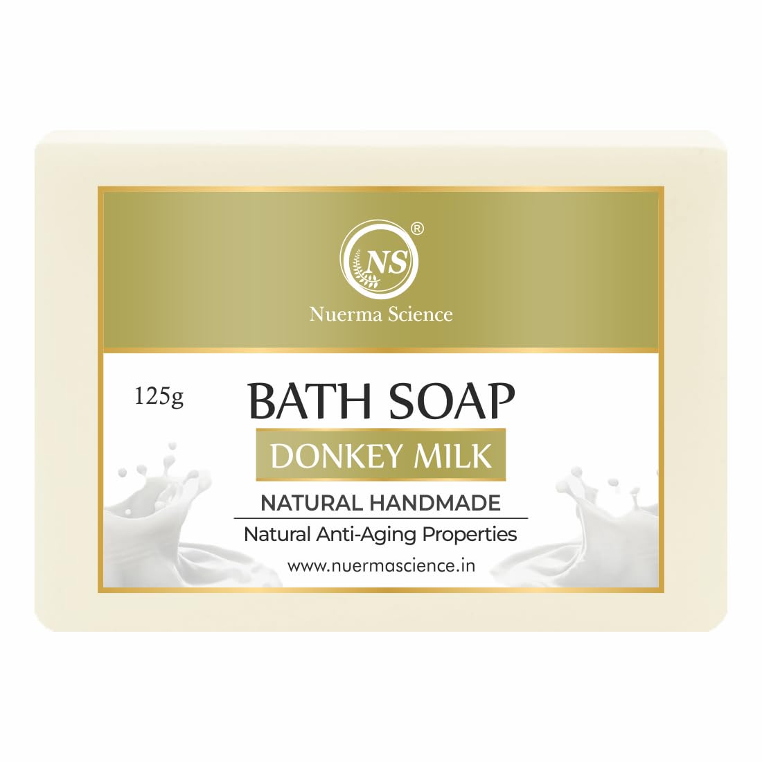 Nuerma Science Donkey Milk Bath Soap | Nourishes & Revitalizes Skin | Swadesiicart