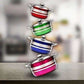 Kitchen Cooking Stainless Steel Gas Induction Cookware Set with Lid - 4 Pieces - Swadesiicart