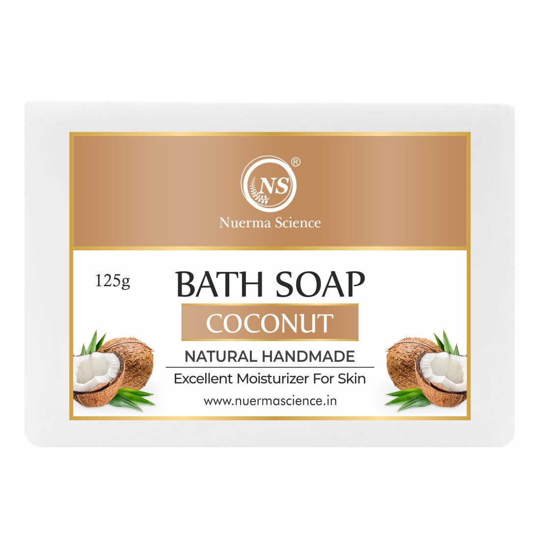 Nuerma Science Coconut Bath Soap | Excellent Moisturizer for Skin | Swadesiicart