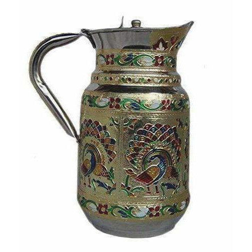 Stainless Steel - Water Pitcher (Multicolour) - Swadesiicart