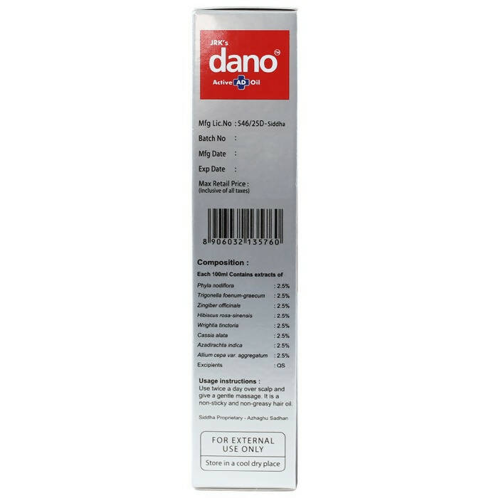 Dr. Jrk's Dano Active AD Oil - Swadesiicart