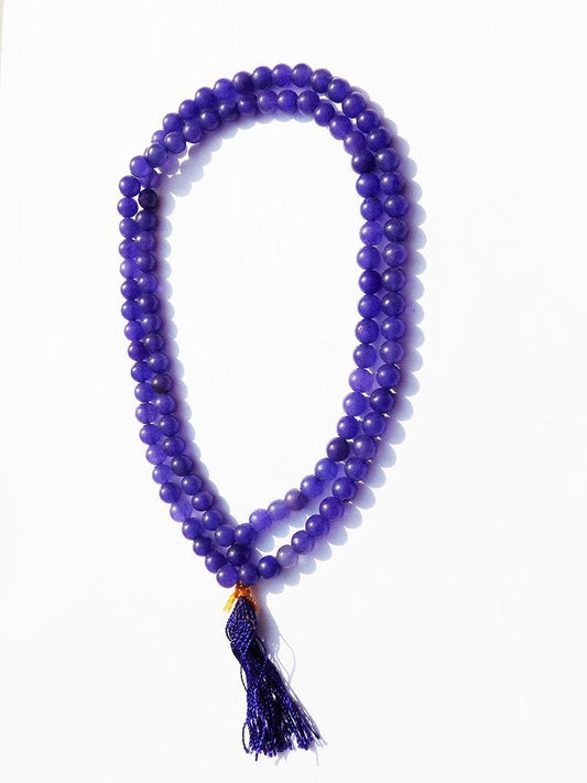 Kannssky Blue Hakik Agate Mala | Swadesiicart