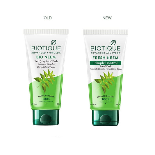 Biotique Advanced Ayurveda Bio Neem Purifying Face Wash - Swadesiicart