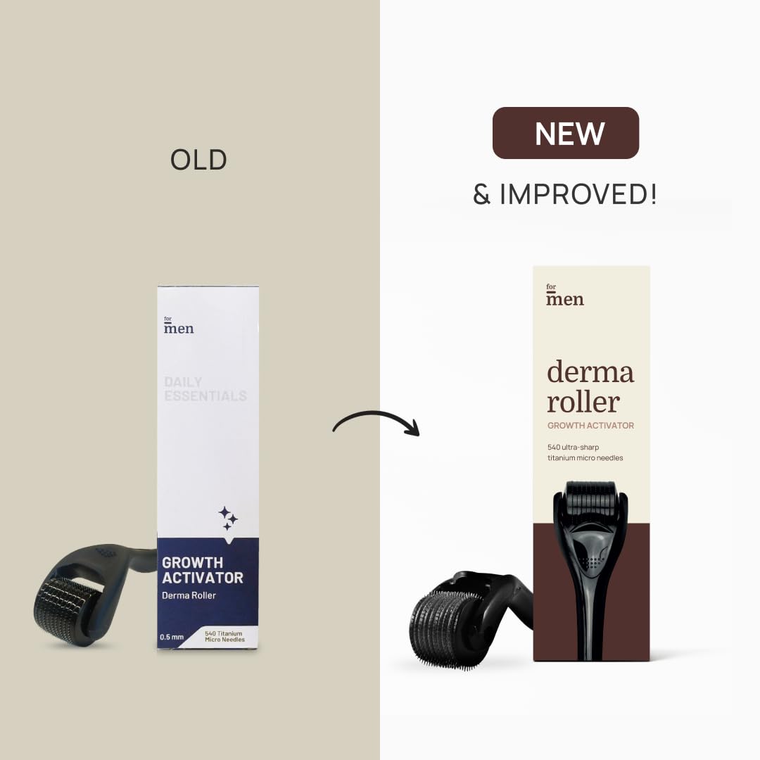 ForMen Derma Roller for Hair Growth For Scalp, Beard - Swadesiicart
