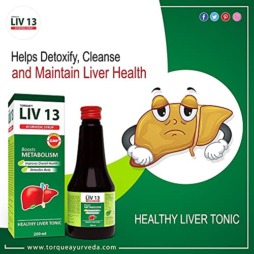 Torque's LIV 13 Ayurvedic Healthy Liver Tonic | Swadesiicart