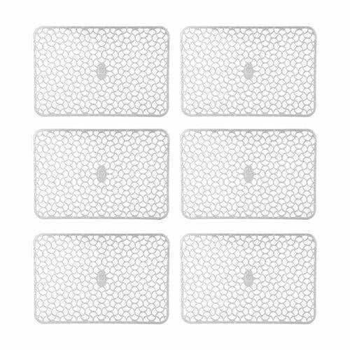 Plastic Anti-Slip Fridge Drawer Mat - Set of 6 - Swadesiicart