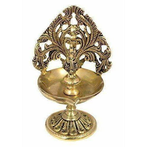 Brass Bird Design Oil Lamp | Swadesiicart