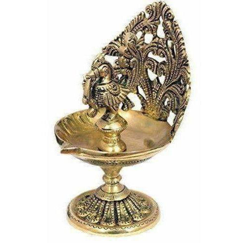Brass Bird Design Oil Lamp | Swadesiicart