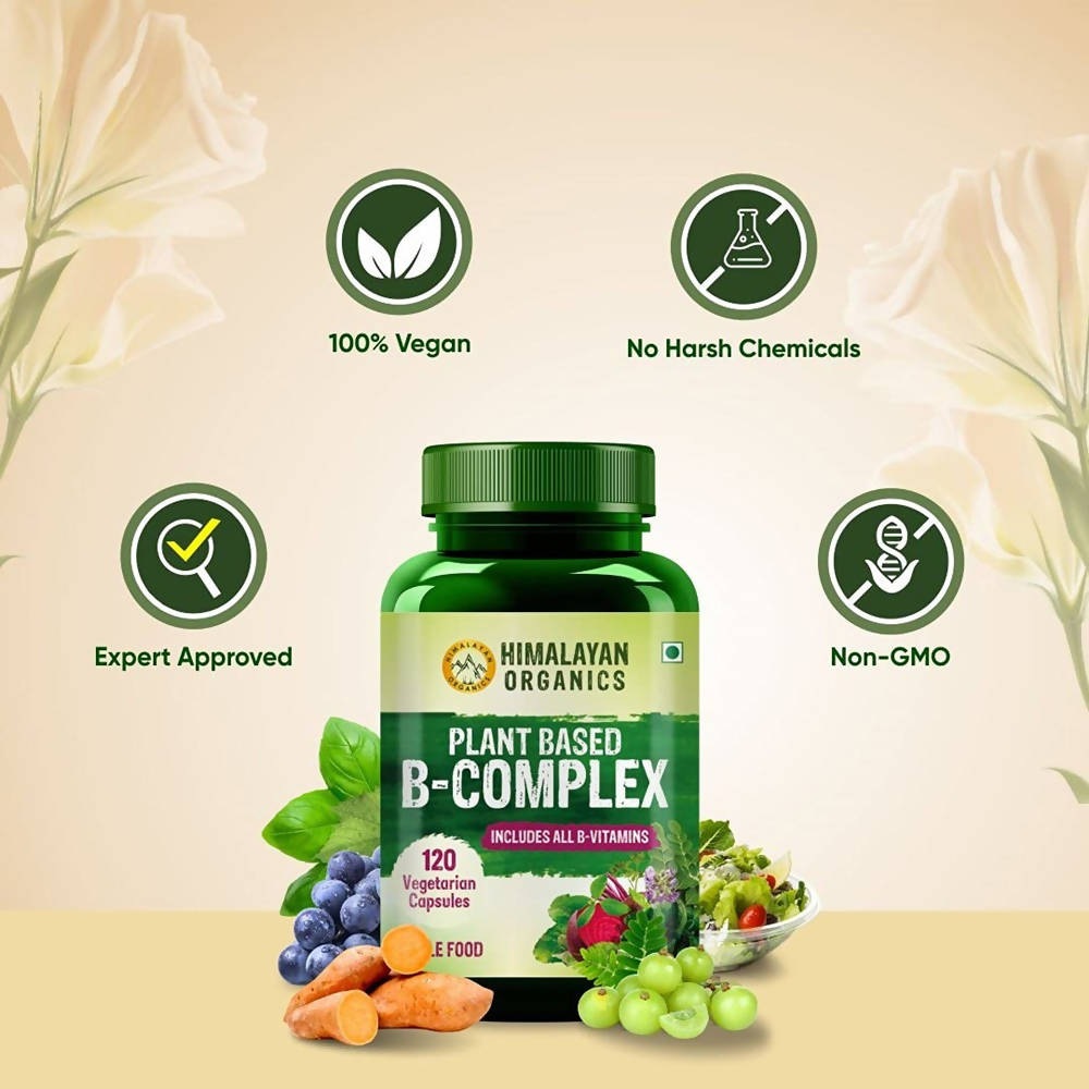 Himalayan Organics Plant Based B-Complex Capsules | Swadesiicart