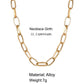 Gold-Toned Alloy Golden Chain Necklace - The Pari | Swadesiicart