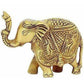 Brass Trunk up Elephant Statues Set of 2 - Showpiece Statue | Swadesiicart
