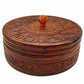 Handcrafted Wooden Box Pot Serving Bowl with Lid - Swadesiicart