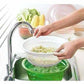 Multipurpose Double Layer Plastic Sieve Drainer Bowl - Swadesiicart