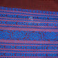 Maroon And Blue Colour Contrast Thread Borders Khadi Cotton Saree By Gayathri Reddy Designer Studio | Swadesiicart