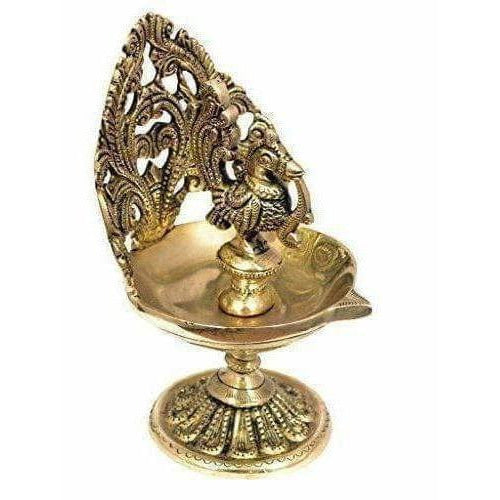 Brass Bird Design Oil Lamp | Swadesiicart