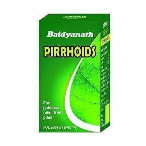Baidyanath Pirrhoids - 50 Tablets - Swadesiicart