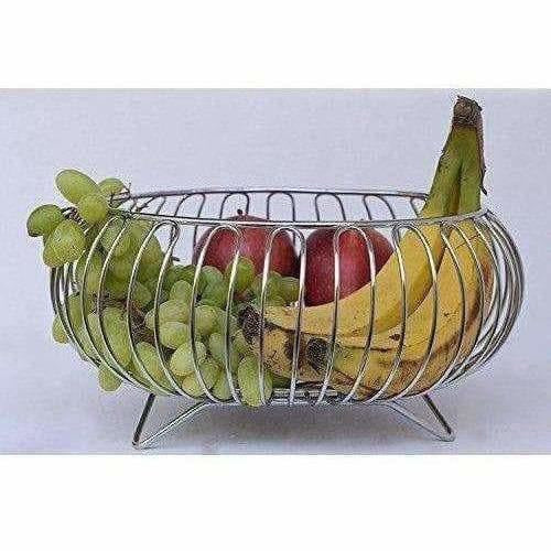 Stainless Steel Vegetable and Fruit Bowl Basket - Swadesiicart
