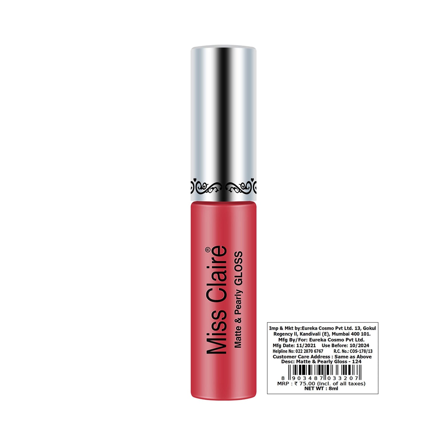 Miss Claire Matte & Pearly Gloss - 124 | Swadesiicart