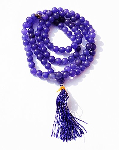 Kannssky Blue Hakik Agate Mala | Swadesiicart