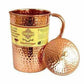 Copper Pitcher with 2 Glasses - Swadesiicart