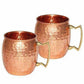 Drinkware Copper Mugs Set of 2 - Swadesiicart