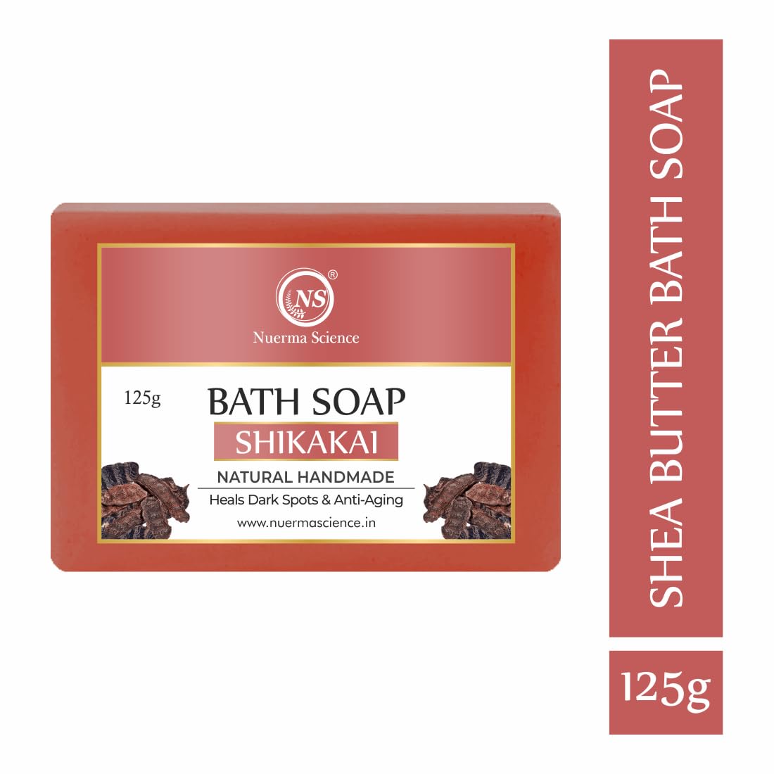 Nuerma Science Shikakai Bath Soap | Heals Dark Spots & Anti-Aging | Swadesiicart
