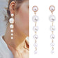 Gold-Polished Alloy Pearl Droplets Earrings - The Pari - Swadesiicart