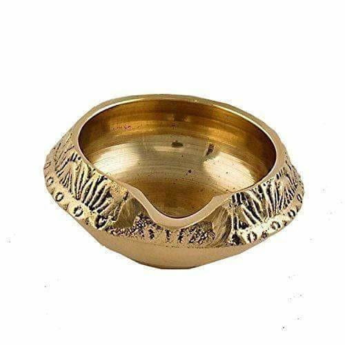 Diwali Kuber Deepak - Diya Oil Lamp For Puja Set Of 2 | Swadesiicart