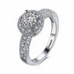 Crystal Royal Queen Sterling Silver Plated Ring | Swadesiicart