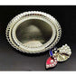 Plastic Peacock Pooja Thali | Colorful Decorative Peacock Design Worship Thali for Daily Pooja - Swadesiicart