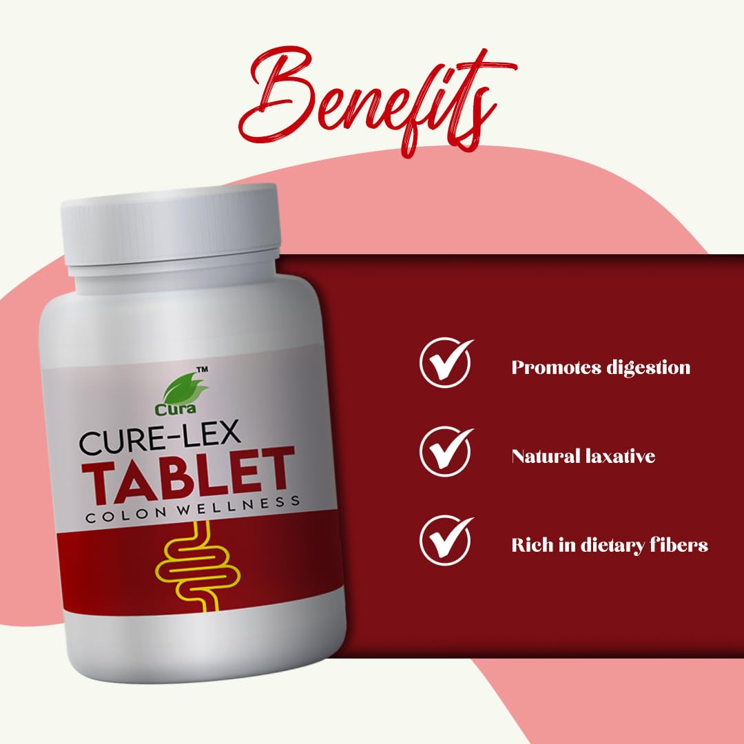 Cura Lex Laxative Tablets - Swadesiicart