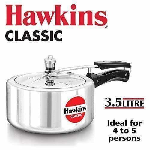 Hawkins Classic Pressure Cooker 3.5 Litres - Swadesiicart