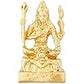 Estele Gold-Polished Adiyogi Shiva idol for Pooja/Car decor - Swadesiicart