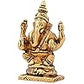Estele Gold-Polished Antique Divine Ganesh Idol - Swadesiicart