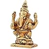 Estele Gold-Polished Antique Divine Ganesh Idol - Swadesiicart