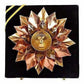 Copper Plated Lotus Design Diya - Swadesiicart