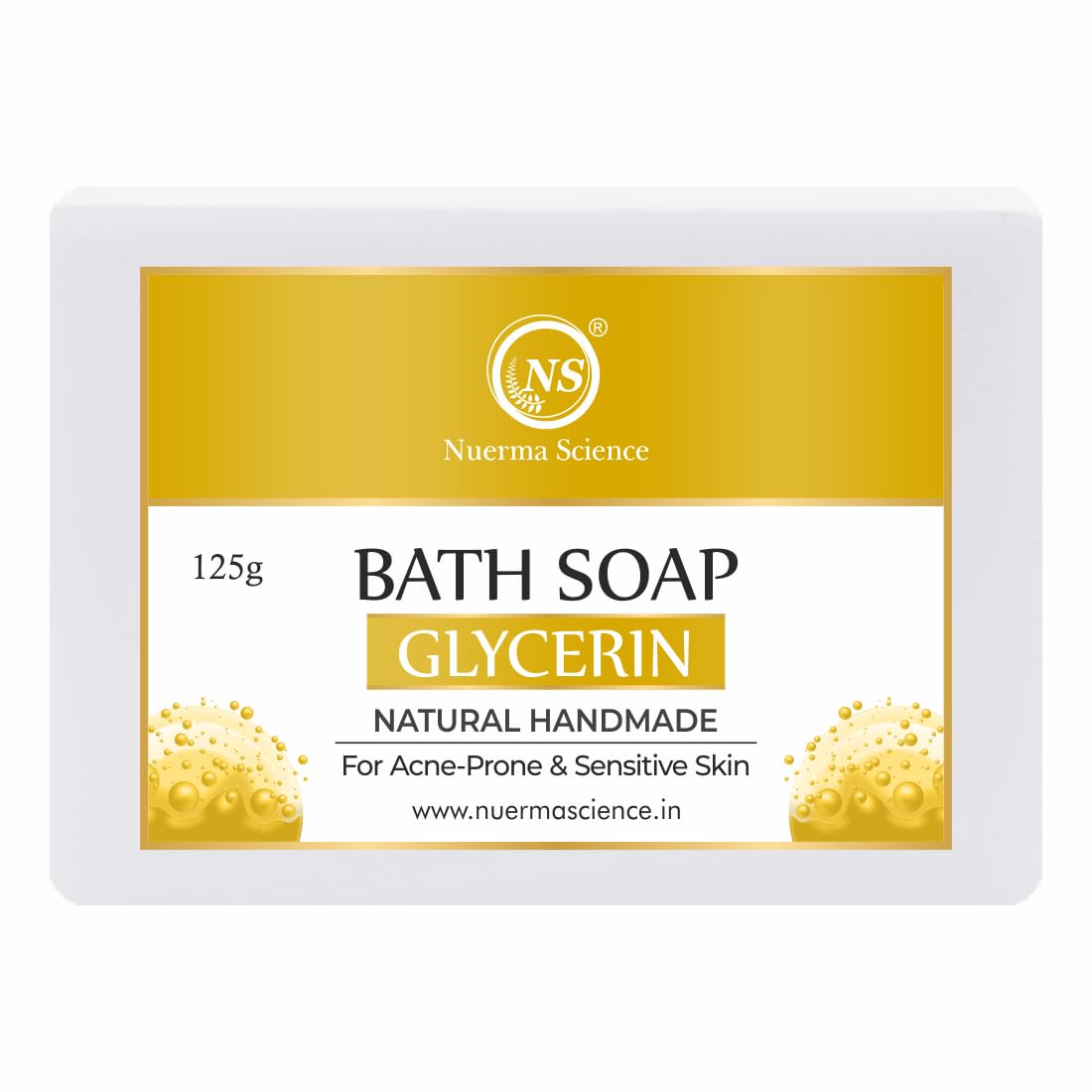 Nuerma Science Glycerin Bath Soap | Deeply Moisturizes & Softens Skin | Swadesiicart