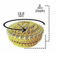Golden - Decorative Organza Potli Basket (Pack Of 6) - Swadesiicart